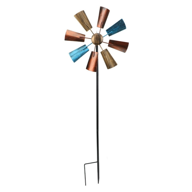 MasteelfCA 1pc Garden Decor Windmill Courtyard Windmill Ornament Inserting Adornment