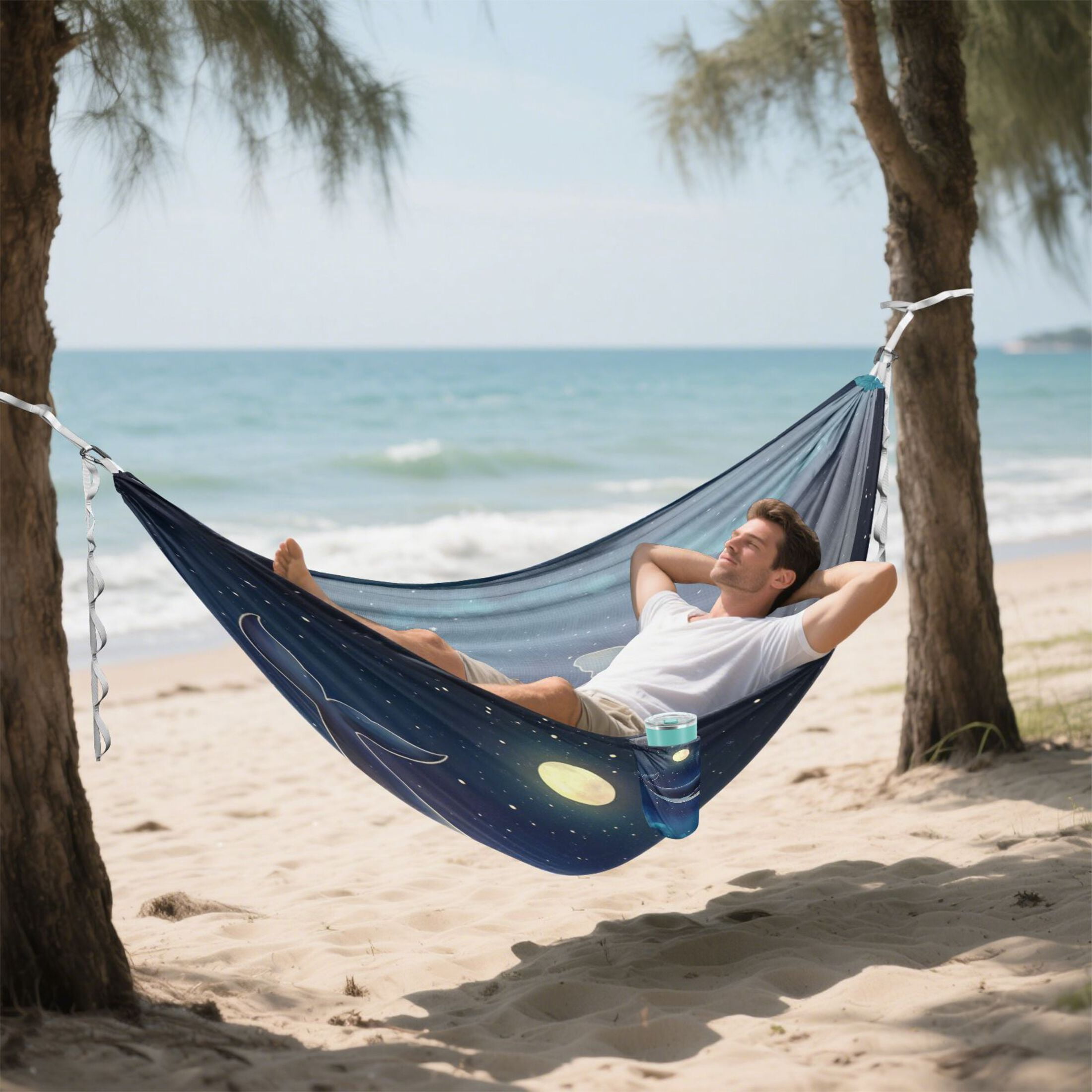 Hammock Camping Hammock Nylon Portable Hammock Travel Camping Hammock Sky Whale