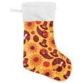 thumbnail image 7 of SKYSONIC Christmas Stocking Set of 1, Thanksgiving Turkey Xmas Stockings and Plush Fur Cuff Stockings Fireplace Decorations for Family Holiday Xmas Party Decorations, 7 of 7