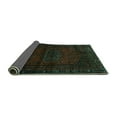 thumbnail image 2 of Ahgly Company Indoor Rectangle Persian Turquoise Blue Traditional Area Rugs, 2' x 5', 2 of 4