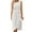 White, variant on Sngxgn Women's Lounge Slip Long Dress Elegant Sleeveless Ribbed Bodycon Maxi Dresses(Green,M)