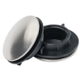 thumbnail image 3 of 45mm Silver Chrome Basin Waste Pop-Up Sink Plug Cap Click Clack Push Button Bathroom Basin Sink Up Drain Stopper Drainer Cover, 3 of 9