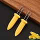 thumbnail image 3 of 4 Uds. Tenedor de brocheta de maíz, soportes de maíz de acero inoxidable, brochetas de mazorca de maíz, tenedores de fruta, herramienta de barbacoa al aire libre, 3 of 5