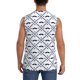 thumbnail image 4 of Fotbe Hipster Mustache Men's Camiseta sin Mangas Estampada para Hombres, Playera Casual para Gimnasio, Entrenamiento, Playa-X-Large, 4 of 7