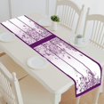 thumbnail image 1 of Conjunto de Pancartas de Felicitación ABPHQTO Florales Violetas Horizontales 40x180 cm, 1 of 1