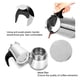 thumbnail image 5 of Naiovety Cafetera portátil fácil de limpiar con café con leche resistente a la oxidación de acero inoxidable con buen sellado Juegos de servir café y té, 5 of 5