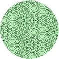 thumbnail image 1 of Ahgly Company Indoor Round Patterned Mint Green Area Rugs, 6' Round, 1 of 6