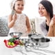 thumbnail image 3 of Juguetes de cocina Pretend Play Rupnoflbui para niños con utensilios de cocina, 11 piezas, 3 of 7