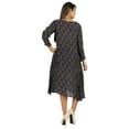 thumbnail image 4 of Bimba Printed Flared Midi Dress For Women Rayon Crepe Casual Summer Dress, 4 of 7