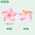 thumbnail image 3 of Uxcell 20-Pack Artificial Plumeria Flower Heads, 2.36"/ 6cm Fake Plumeria Flowers Silk for DIY Crafts, Pink, 3 of 6