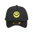 thumbnail image 1 of Smile Face Black Adjustable Trucker Hat, 1 of 2