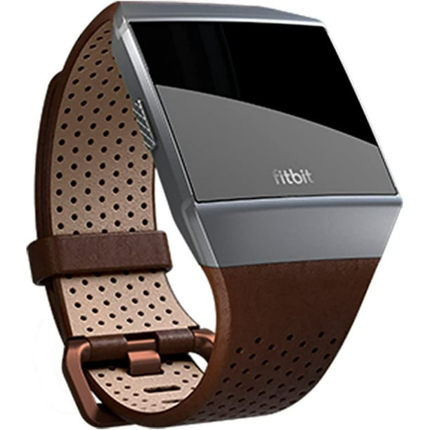 Fitbit Ionic Perforated Leather Accessory Band Cognac Small 0.1