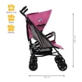 thumbnail image 5 of Carriola de Bastón Starkids Antares Reclinable Rosa, 5 of 5