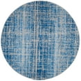 thumbnail image 2 of SAFAVIEH Adirondack Kiersten Abstract Faded Area Rug, Blue/Silver, 4' x 4' Round, 2 of 6