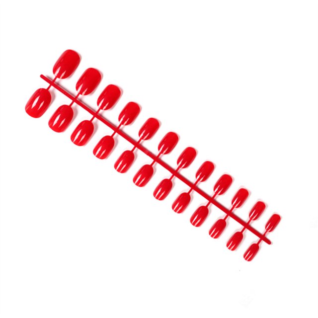 Minnieouse 24 piezas de accesorios de manicura para uñas falsas, accesorios para mujeres, decoraciones para manos, uñas postizas Juegos de manicura Rojo Minnieouse CE011421-07