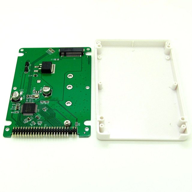 M.2 NGFF SATA SSD vers Adaptateur Convertisseur IDE 44pin 2.5 avec Étui pour Accessoires Informatiques