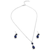 DTBPRQ Earrings for Women Ladies Diamond Pearl Necklace Bracelet Earring Set Pendant Necklace Accessories Y2K Jewelry,Hoop Sterling Silver Earrings