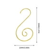 thumbnail image 4 of Tyidzon 20 Pack Ornament Hooks for Christmas, Essential Christmas Ornaments Hooks, Xmas Ornament Hangers for Christmas Tree Decorations Gold, 4 of 6