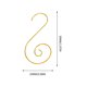 thumbnail image 3 of 20pcs Christmas Day Decoration S Hook Decoration Christmas Tree Christmas Socks Hook Christmas Hook, 3 of 5