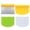 Green, variant on Suanyok Bench Scraper -Stainless Steel Dough Scraper Food Safe Flexible Plastic Bowl Scraper 4-Piece Set-Bread/Pastry/Cake/Pizza Cutter for Baking