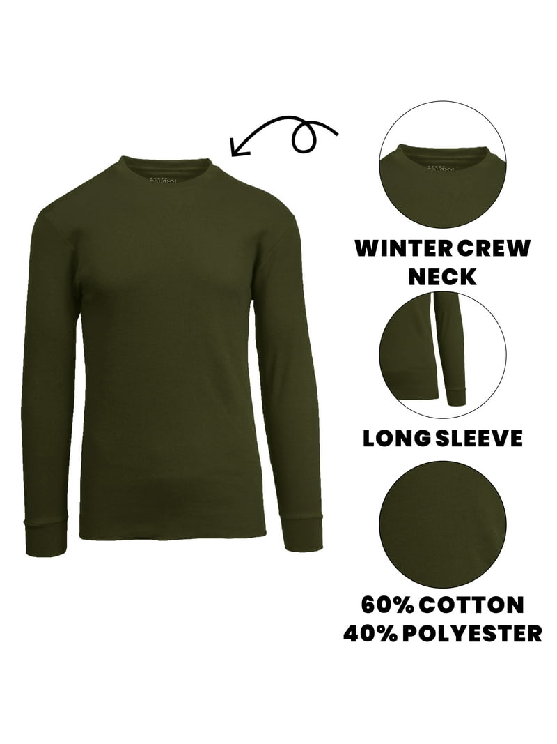 トップス Vallad thermal L/S TEE Time and Tru Thermal T-Shirt - Lightweight Long Sleeve Top