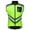 Green, variant on Men Cycling Vest Foldable Quick Dry Breathable Reflective Sports Safety Bike Vest for Riding Running Jogging Hiking