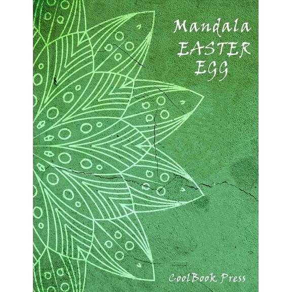 Mandala Easter Egg: 50 Cute Mandala Designs - Adult Coloring Book - Stress Relief - Large print 8.5 x 11 inches (Paperback)