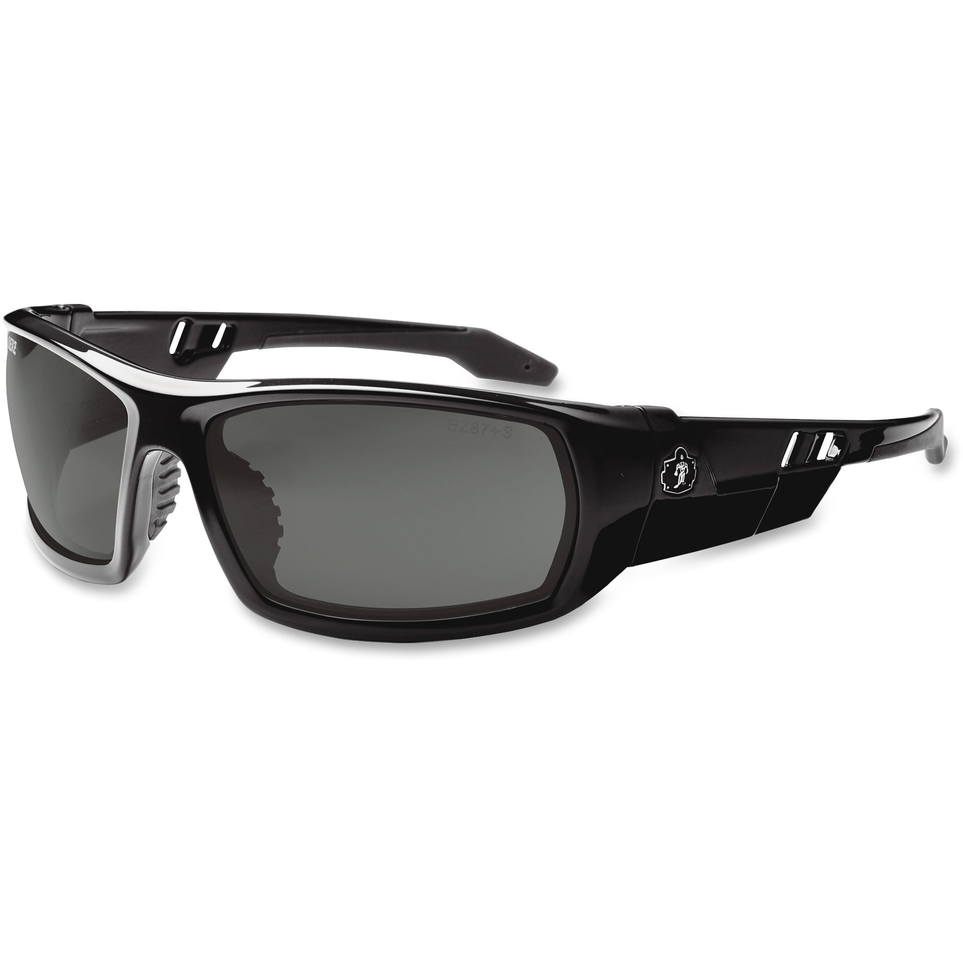 ergodyne Skullerz Odin Safety Glasses, Black Frame Smoke Lens, Anti-Fog, Nylon Polycarb... by Tenacious Holdings, Inc