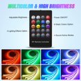 thumbnail image 3 of Tiras decorativas de neón para coche Underglow Nilight, 252 LED RGB, 3 of 8