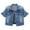 505_Blue, variant on Jxximdong Jackets for Women, Short Sleeved Cardigan Thin Top Jeans Coat Summer Solid Casual Outside Denim Jacket, Women's Coats Blue