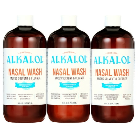 Alkalol Original Nasal Wash, 3x16 fl oz