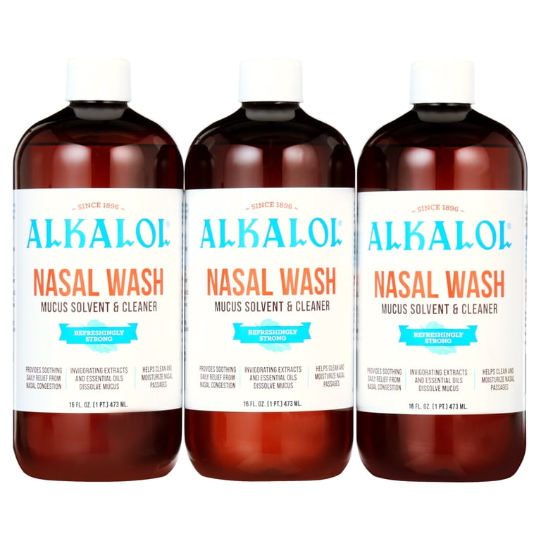 Alkalol Original Nasal Wash, 3-Pack (48 fl oz) photo 1