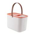 thumbnail image 1 of Rice Container Container 25kg Grain Bean Storage Box Candy oat oatmeal barrel Orange, 1 of 8