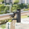 thumbnail image 2 of Outdoor Weather Resistant Balcony Clamp Umbrella Holder, 2 of 7