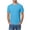 Z03-Blue, variant on Kcolen European Solid Color Base Layer Shirt for Men Lightweight Stretch Casual Loose Fit Comfortable Business and Sports Round Neck Short Sleeve Tee