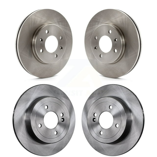 CMX Front Rear Disc Brake Rotors Kit for Car Hyundai Accent Kia Rio K8-101602