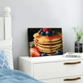 thumbnail image 3 of Chilfamy Blueberries Strawberry Pancakes Canvas Wall Art Decor 20x16in, 3 of 6