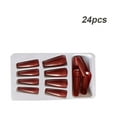 thumbnail image 2 of destyer 1 Set French Tip Press on Nails Coffin False Toe Files Glittery Stick Full Cover Ballet Style Beauty Tool DIY Decorations Type 4, 2 of 5