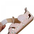 thumbnail image 6 of GYRATEDREAM Infant Baby Girls Sandals Anti Slip Rubber Sole Summer Beach Outdoor First Walker Crib Shoes 0-24 Months, 6 of 10