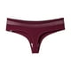thumbnail image 1 of Gibobby Calzoncillos sexy Tanga de mujer Deportes Algodón Sexy Tanga Fitness Deportes Bragas(Vino,M), 1 of 4