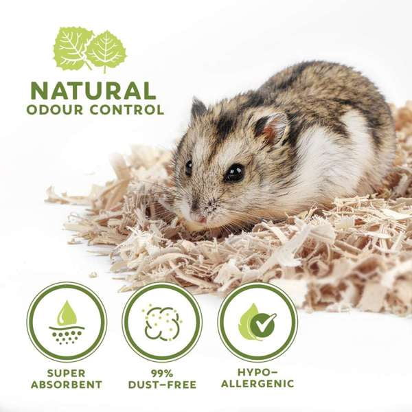 Living World Litière pour Petits Animaux & Litière, Copeaux de Tremble, 20 L