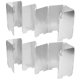 thumbnail image 2 of 20242 clavijas para enchufe de acampada al aire libre, tabla de viento de aleación de aluminio, 9 placas, cocina Pantalla de viento, 2 of 5