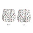 thumbnail image 5 of Lsque Milk Tea Printed Women's Running Shorts with Liner Pockets,Elastic Quick Dry Workout Athletic Gym Yoga Shorts,Womens High Waist Shorts-X-Large, 5 of 9