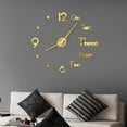 thumbnail image 2 of Xihbxyly Reloj de Pared Diy Sin Marco, Movimiento Silencioso, Diseño de Espejo Personalizable, Decoración para El Hogar y La Oficina, Fácil de Instalar, Adhesivo Autoadhesivo, Múltiples Superficies,, 2 of 5