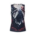 thumbnail image 5 of Goofa Bulldog with Forest Flag Printed Womens Workout Tops for Women Sleeveless Yoga Shirts Athletic Running Tank Tops Sleeveless Gym Clothes Workout Apparel-, 5 of 9
