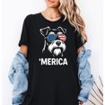 thumbnail image 3 of Miniature Schnauzer Merica Shirt Patriotic Schnauzer Dog Tee 4th of July Schnauzer Shirt Schnauzer Shirt Miniature Schnauzer Gift, 3 of 6
