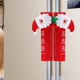 thumbnail image 3 of 2 fundas navideñas para manijas de refrigerador, lindas cubiertas 3D para manijas de electrodomésticos de cocina para decoración navideña, 3 of 5