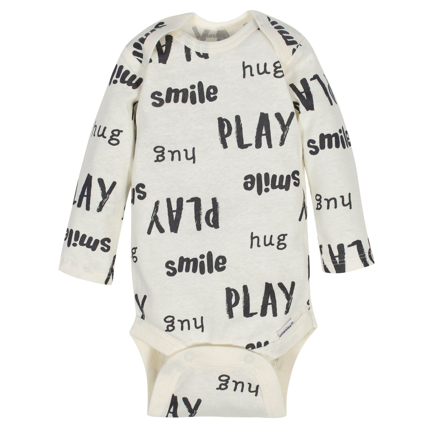 Onesies Brand Baby Boy or Girl Gender Neutral Long Sleeve Bodysuits Set, 6-Pack