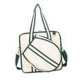 thumbnail image 4 of Bolsa de tenis, bolsa para raquetas, funda para raquetas, portátil, para deportes al aire libre con cremallera, multiusos para raquetas de bádminton, Beige, 4 of 8