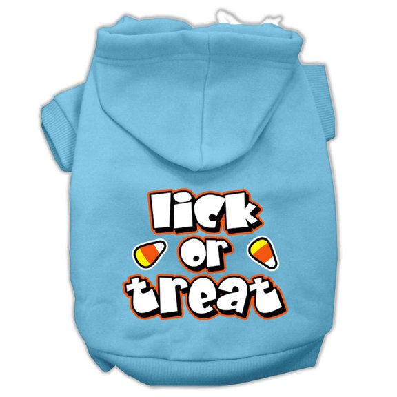 Halloween Pet, Dog Cat Hoodie Screen Printed, "Lick or Treat"